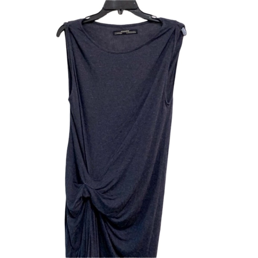 All saints dark grey knotted dress - Picture 1 of 9